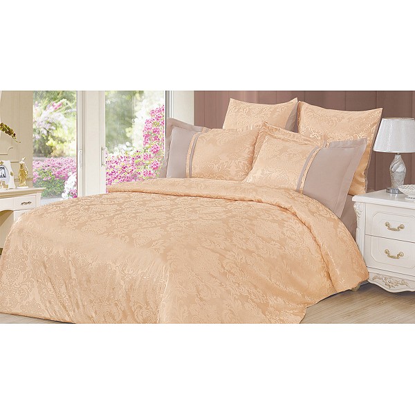 

Комплект семейный Satin jacquard, Золотой, Satin jacquard