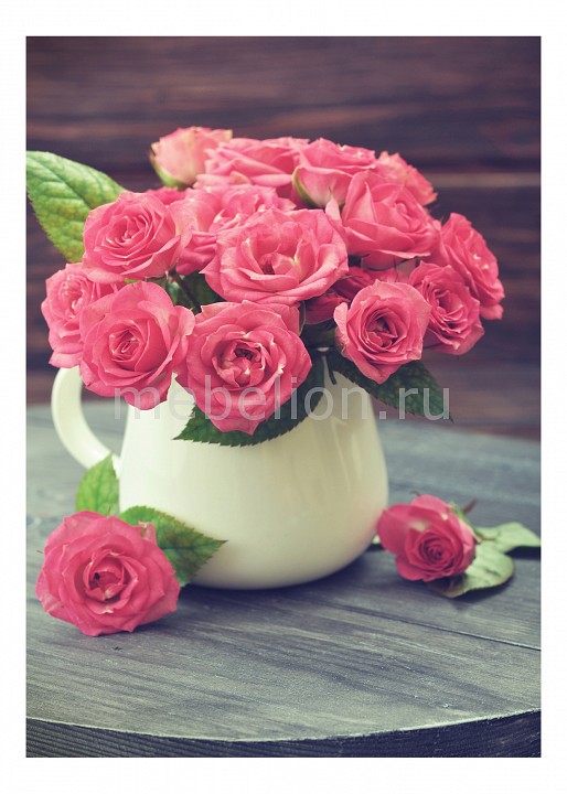 

Панно (50х70 см) Розы в кувшине 1727094К5070, (50х70 см) Розы в кувшине 1727094К5070, Коричневый;розовый