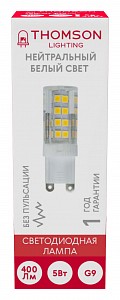 Лампа светодиодная [LED] OEM G9 5W 4000K