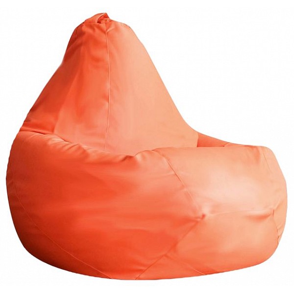 фото Кресло-мешок Оранжевая ЭкоКожа XL Dreambag