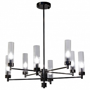 Люстра на штанге AM-Group INDIGO INDIGO SP8 PEARL BLACK (Испания)