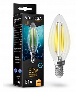 Лампа светодиодная [LED] Voltega E14 7W 2800K