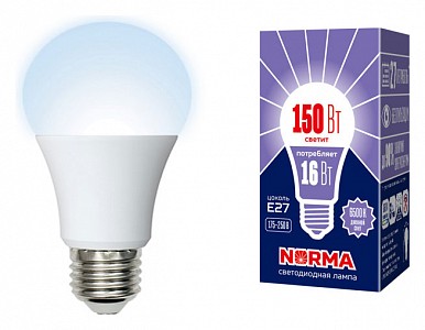 Лампа светодиодная [LED] Volpe E27 16W 6500K