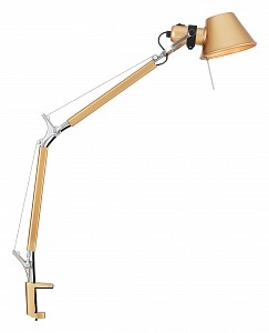  настольная лампа на струбцине Legend желтая E27  (Германия)