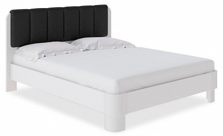 Кровать двуспальная Wood Home Lite 2    жемчуг белый