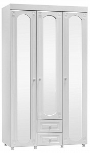 Шкаф 3-х дверный Афина (белый) 