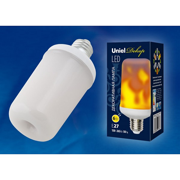 

Лампа светодиодная Flame E27 150-265В 6Вт NONE LED-L60-6W/FLAME/E27/FR PLD01WH, Flame E27 150-265В 6Вт NONE LED-L60-6W/FLAME/E27/FR PLD01WH