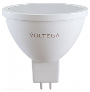 Лампа светодиодная [LED] Voltega GU5.3 6W 2800K