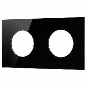 Рамка на 2 поста GLARE 43836