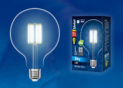 Лампа светодиодная [LED] Uniel E27 15W 4000K