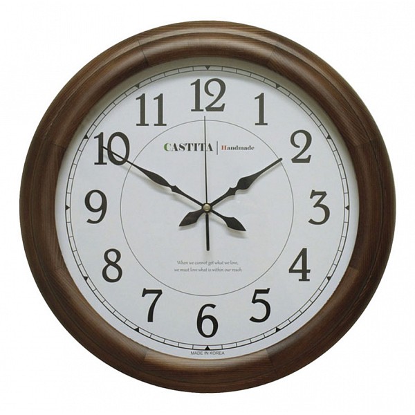 

Настенные часы (40x40 см) Castita 113B-40, Темно-коричневый, (40x40 см) Castita 113B-40