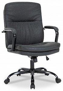 Кресло офисное Chairman CH301, черный, экокожа