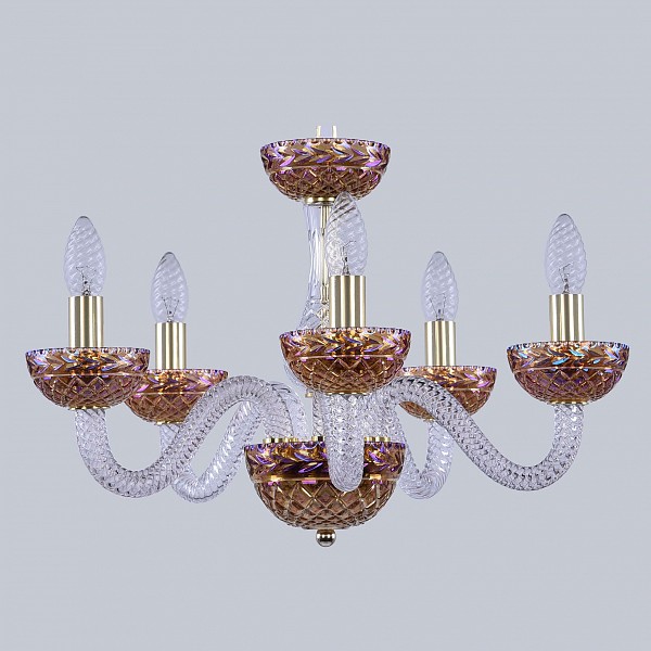 

Подвесная люстра Ivele Crystal 1310/5/165 G Cl/Shampan/M-1F, Ivele Crystal 1310/5/165 G Cl/Shampan/M-1F