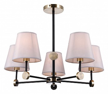 Люстра на штанге CASTOR IL0394-5CSQ-24 BK AB CASTOR