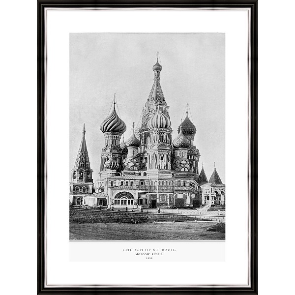 

Картина (30х40 см) Храм Василия Блаженного BE-103-307, Серый, (30х40 см) Храм Василия Блаженного BE-103-307