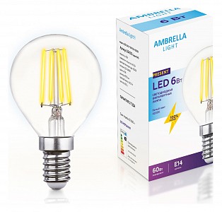 Лампа светодиодная [LED] Ambrella Light E14 6W 4200K