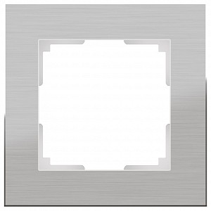 Рамка на 1 пост Aluminium WL11-Frame-01