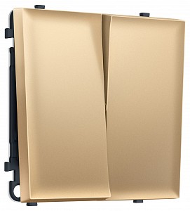 Выключатель самовозвратный двухклавишный без рамки MS MS883050