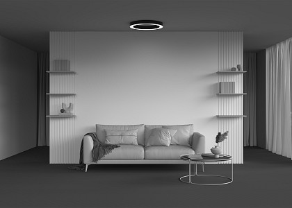 Накладной светильник Lua C093CL-45W3K-B