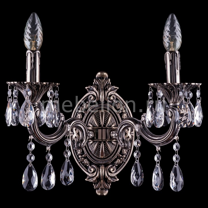 фото Бра 1702B/2/175/A/NB Bohemia ivele crystal