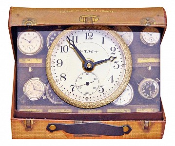 Настольные часы (10x14 см) Suitcase BCSC2S