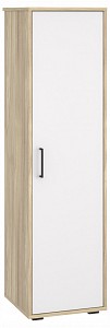 Шкаф 1 дверный Оскар (белый структурный) 