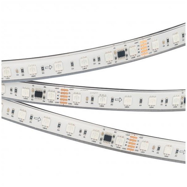 

Лента светодиодная [5 м] DMX-5000PGS-5060-60 24V Cx6 RGB (14mm, 14.4W/m, IP67) 029761, DMX-5000PGS-5060-60 24V Cx6 RGB (14mm, 14.4W/m, IP67) 029761