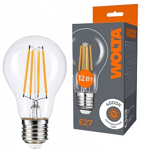 Лампа светодиодная [LED] Wolta E27 12W 4000K