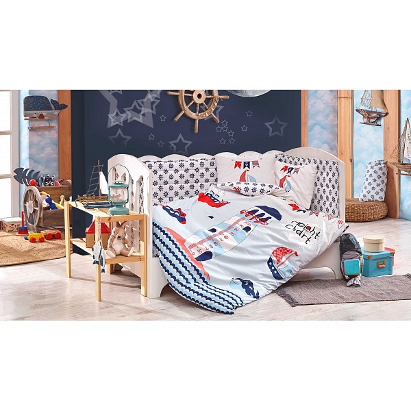 

Комплект с одеялом детский BABY SAILOR, Белый;красный;синий, BABY SAILOR
