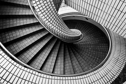 Картина (60х40 см) Лестница спираль HE-101-801