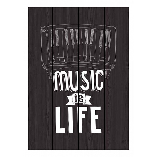 

Картина (80х120 см) Music is life DE-104-566, (80х120 см) Music is life DE-104-566, Коричневый