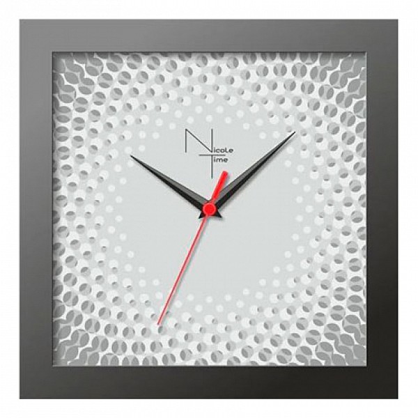 

Настенные часы (29х29 см) Nicole Time, Серый, (29х29 см) Nicole Time
