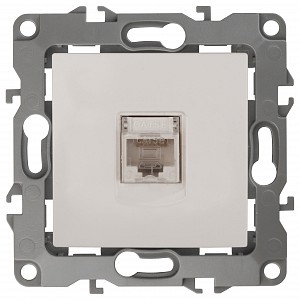 Розетка Ethernet RJ-45 без рамки Эра 12 12-3107-02