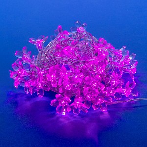 Гирлянда с насадками [7 м] Сакура розовая ULD-S0700-050/DTA PINK IP20 PINK SAKURA