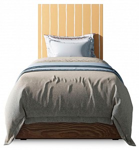 Кровать односпальная  бежевый в полоску Print 43, коричневый   