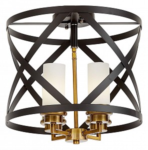 Люстра на штанге LUMINA DECO ASTILA LDP 1242-4 BK+MD (Польша)