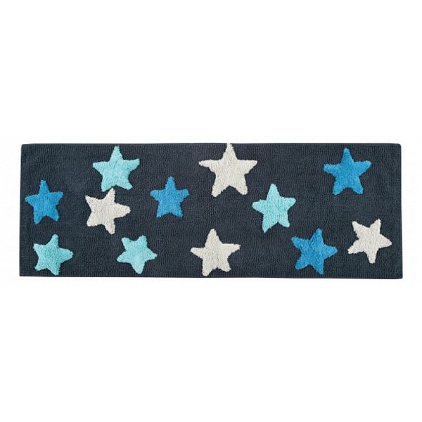 

Коврик для ванной (50х150 см) Star, Голубой;темно-серый, (50х150 см) Star