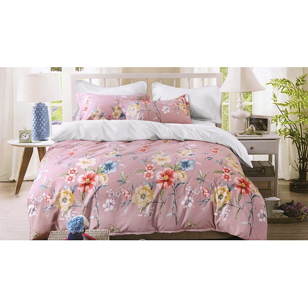

Комплект евростандарт Fleur Chloe, Белый;пудровый, Fleur Chloe
