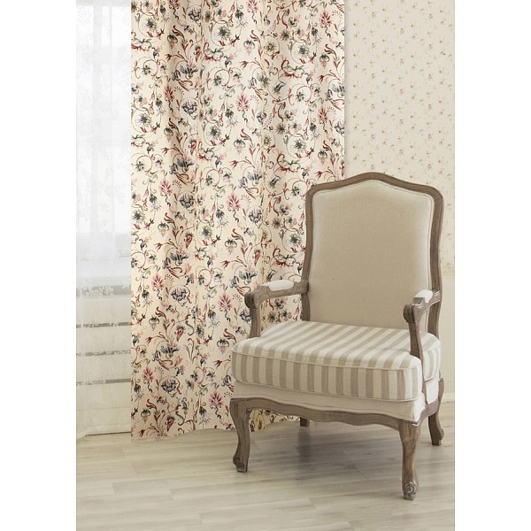 

Портьера (100x250 см) 2 шт. Fleurs anglais, Бежевый;разноцветный, Портьера (100x250 см) 2 шт. Fleurs anglais