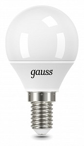 Лампа светодиодная [LED] Gauss E14 6.5W 6500K
