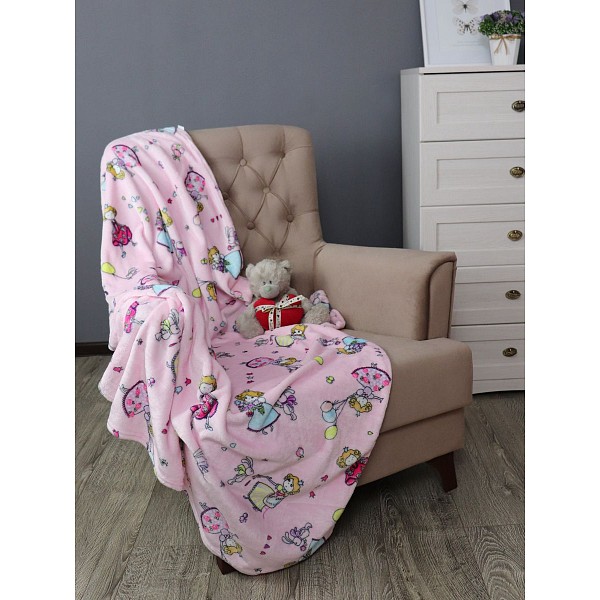

Плед детский (110x140 см) TF FN, Розовый, (110x140 см) TF FN