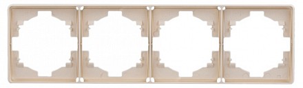 Рамка на 4 поста ROUND KR-78-0754-7