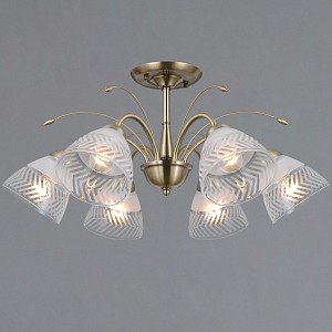 Люстра на штанге ILLUMICO AREZZO IL0594-6CSQ-25 AB AREZZO (Китай)