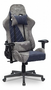 Геймерское кресло Viking X, серый, темно-синий, текстиль