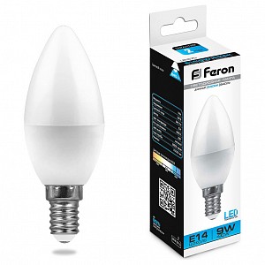 Лампа светодиодная [LED] Feron Saffit E14 9W 6400K