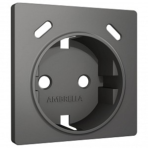 Накладка для розетки с заземлением и со шторками и 2хUSB type С ALFA AP6605