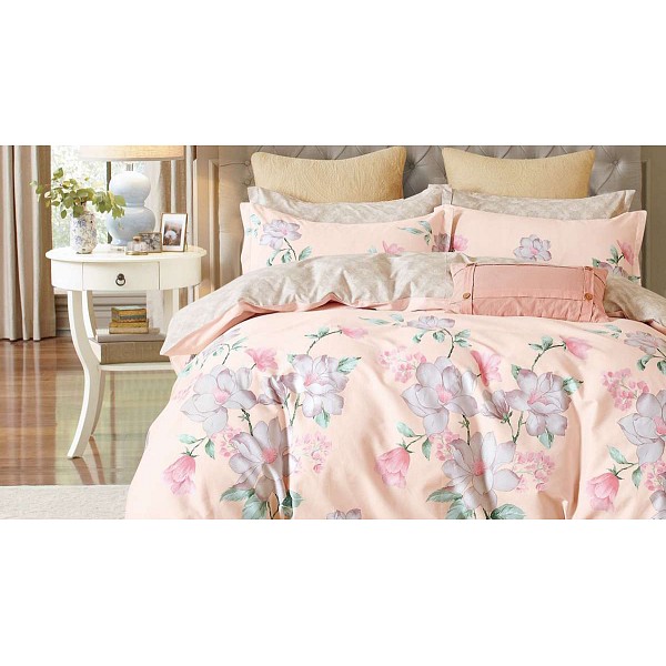 

Комплект полутораспальный Satin de' Luxe, Пудровый, Satin de' Luxe