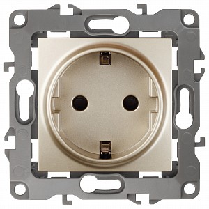 Розетка с заземлением, без рамки Эра 12 12-2101-04 Розетка с заземлением, без рамки Эра 12 12-2101-04