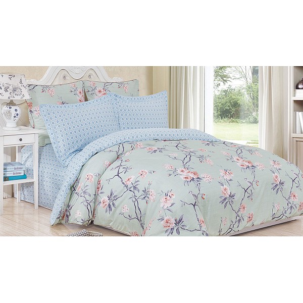 

Комплект полутораспальный Satin de' Luxe, Голубой;мятный, Satin de' Luxe