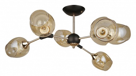 Люстра на штанге Arte Lamp Seppia A4211PL-6BK (Италия)